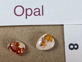 2 x Cabochon  Opal echt   neu   für Schmuck    TOP - Angebot