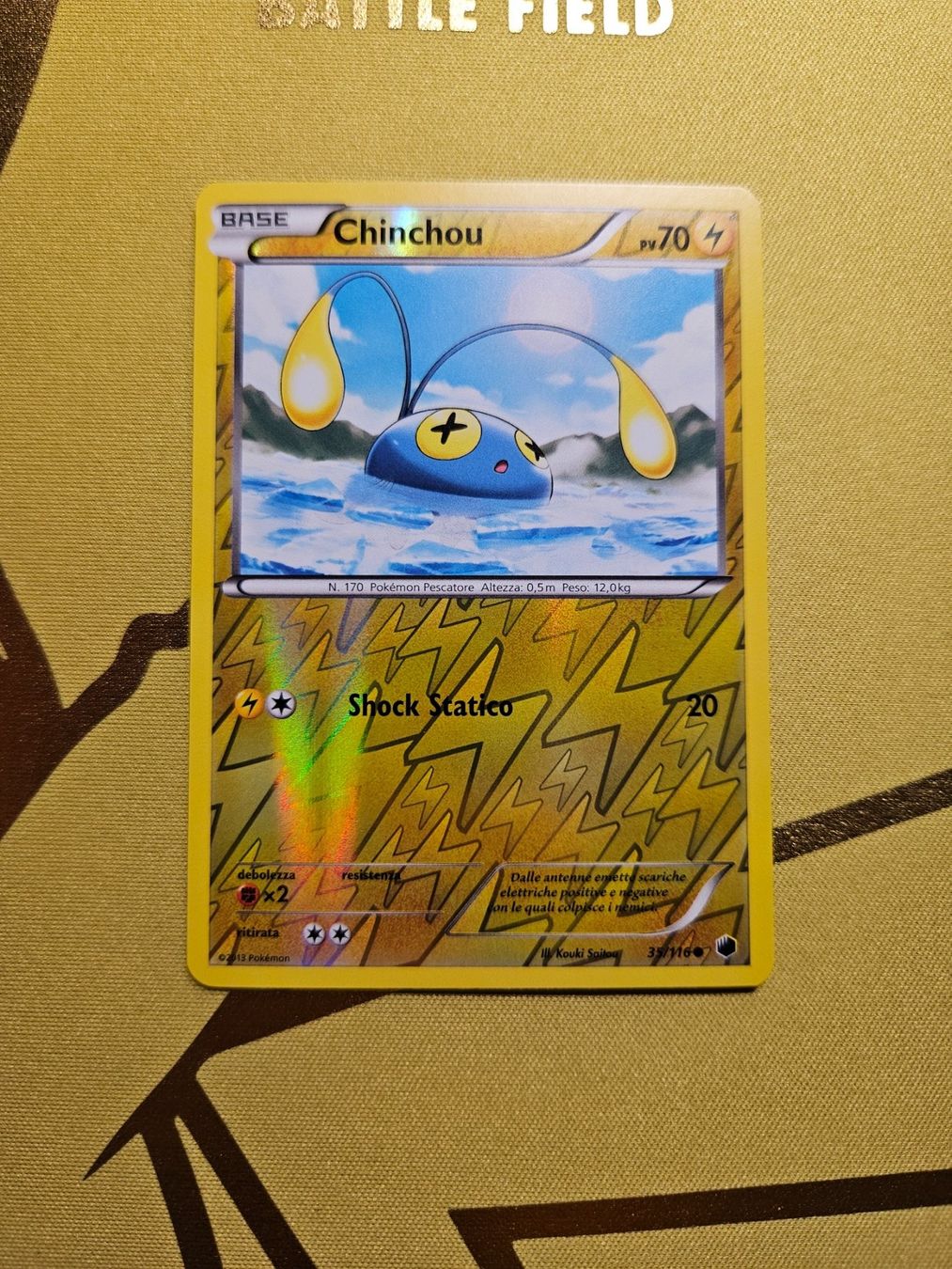 Pokémon Carte collezionabili: Plasma Freeze - Chinchou – Usato da Bellinzona venduto da Pokemarco