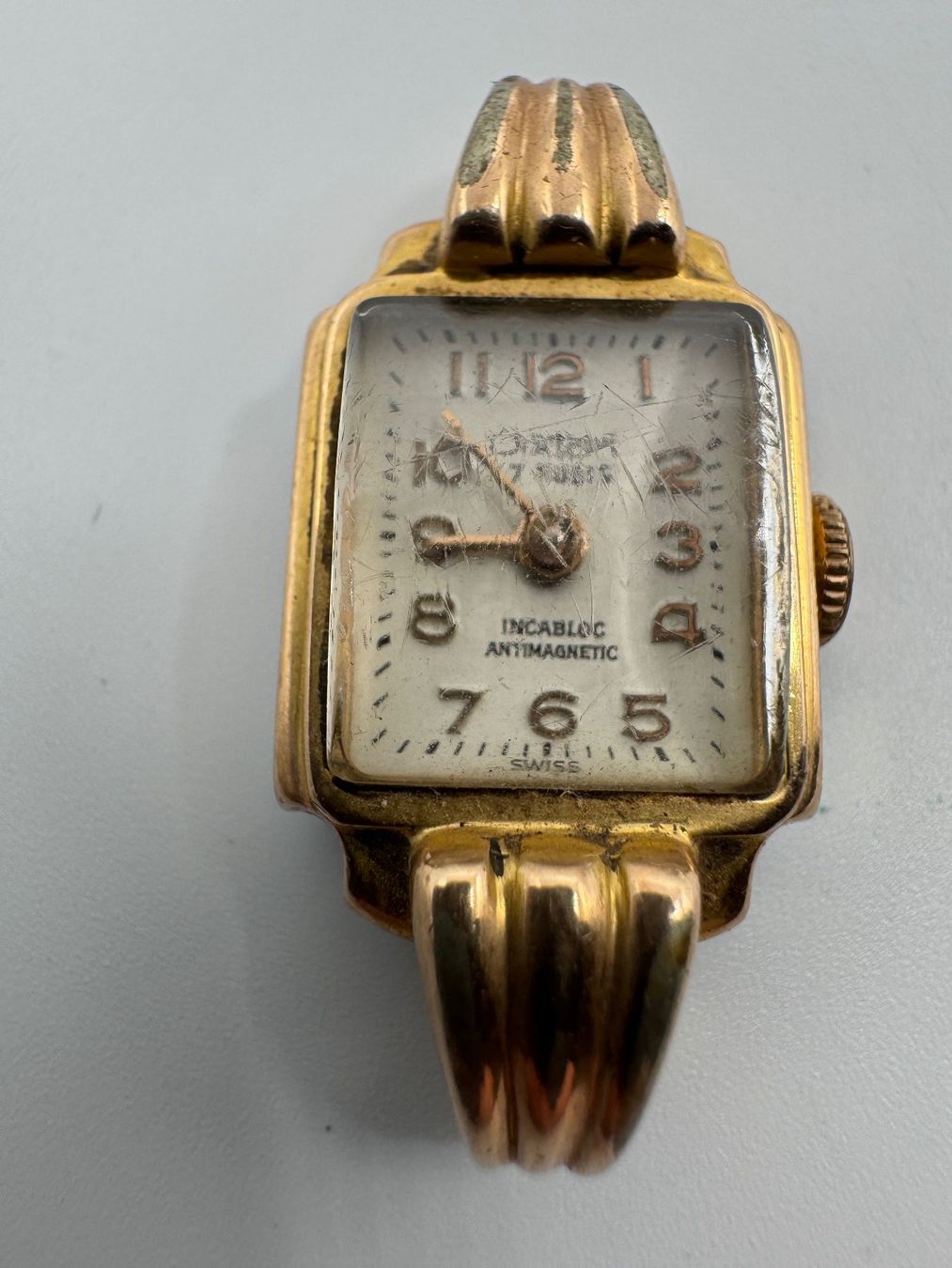 Orologi: Vintage Damen Armbanduhr Dixton, – Usato da Sachseln venduto da BONATI01