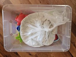 Zaubersand Set mit Zubehör und Box gebrauchter Zustand