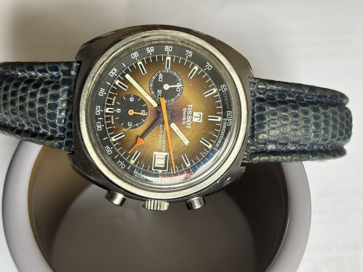 Tissot Uhren: Tissot Navigator Automatic Chronograph Vintage – Ref. 45501  – Gebraucht aus Buttes von ButtA15 1