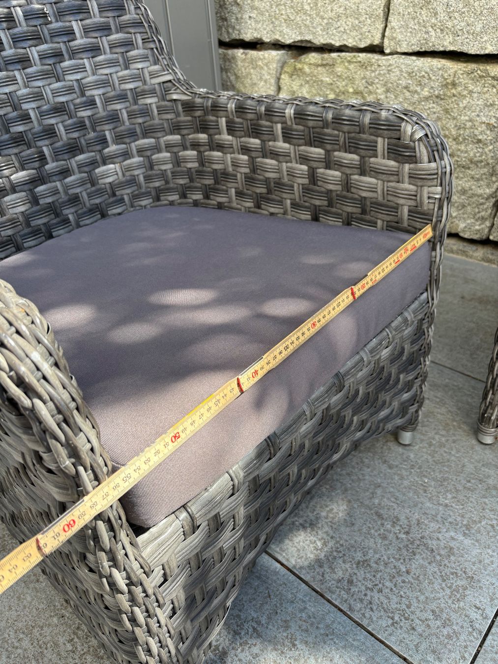 Poltrone: Polyrattan Lounge-Set (Sofa & 2 Sessel ) – Usato da Wohlen AG venduto da Rocker99 7