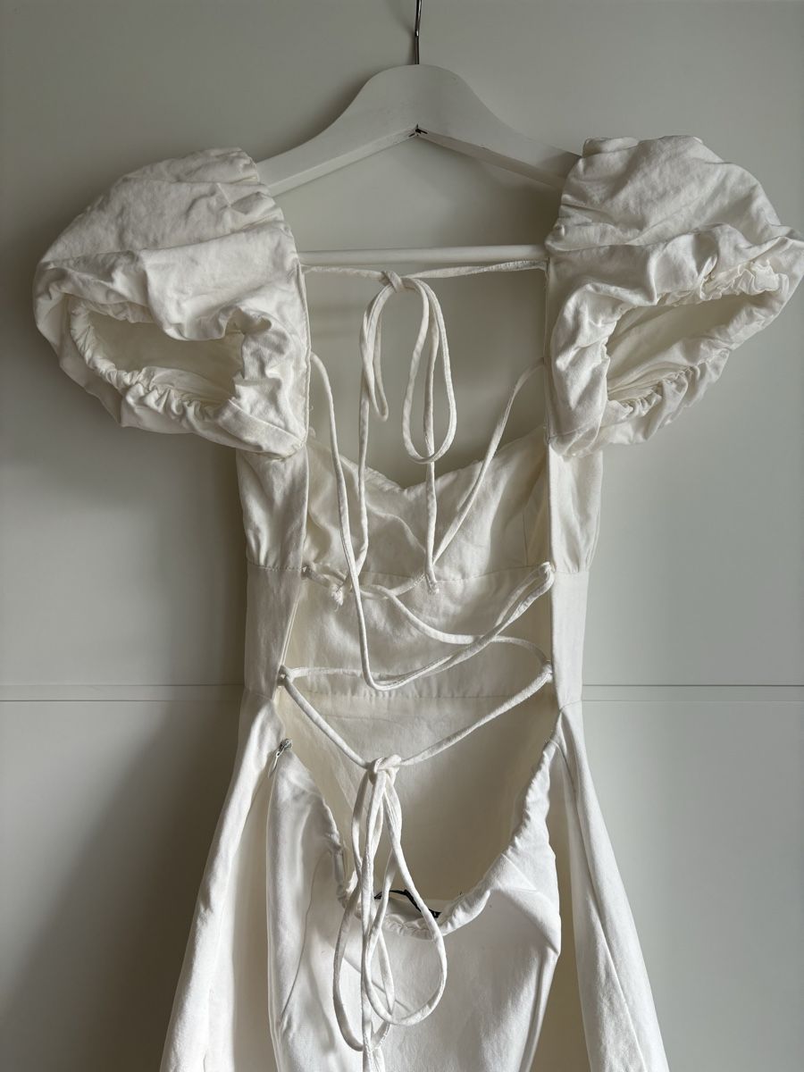 Zara Vestiti: weisses Sommerkleid – Usato da Männedorf venduto da giu_wm6d 1