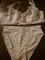 Damen Lingerie Set Weiss Grösse 90D Neu mit Etikette