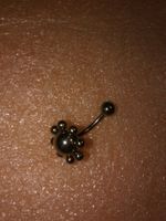 bauchnabel piercing,,ohne stein,,,silber farbe