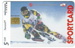 Taxcard Chip-1793 Sportcard Snow-Bike ungebraucht