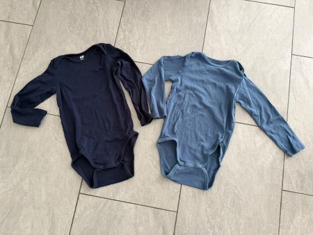 Langarmbodys - Grösse 104 - H&M - 2 Stück