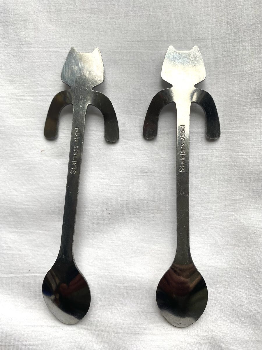 Cucchiai: Originelle Löffel mit Katzenmotiv – Usato da Maur venduto da chr_x8zv 2