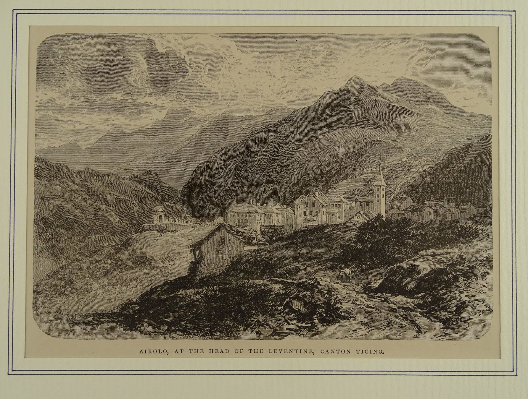 Incisioni: AIROLO, HOLZSTICH 1881 – Usato da Grüningen venduto da Kartensammler