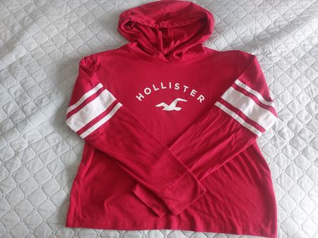 Hollister Hoodie Rot, Grösse M, Top Zustand