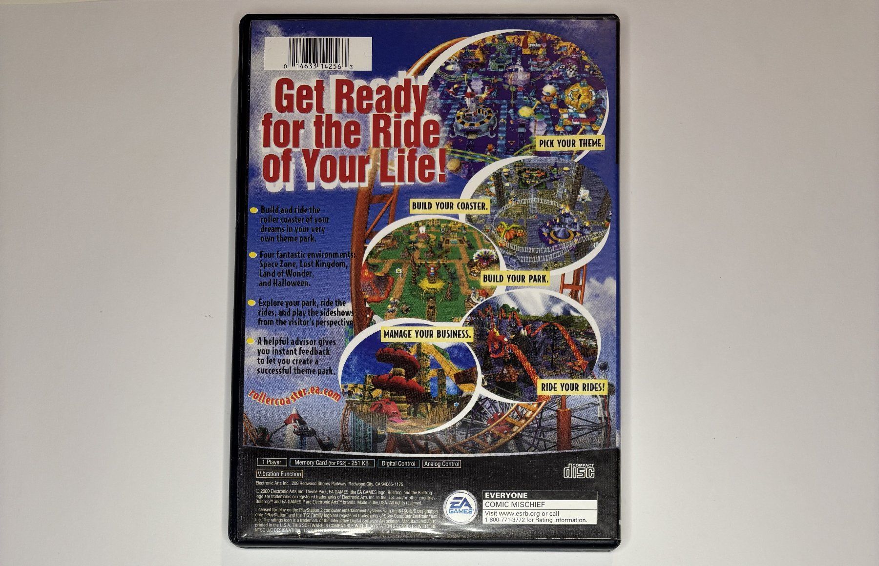 Giochi: PS2 - Theme Park Roller Coaster ( NTSC ) – Usato da Allschwil venduto da Bullach 2