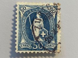 Stehende Helvetia ZNr. 70C, gestempelt