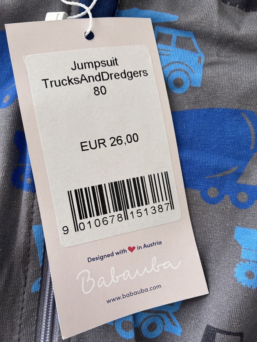 Strampler: Strampler/Jumpsuit Gr. 80 neu von Babauba – Neu und originalverpackt aus Wahlen b. Laufen von sabichrabi 1