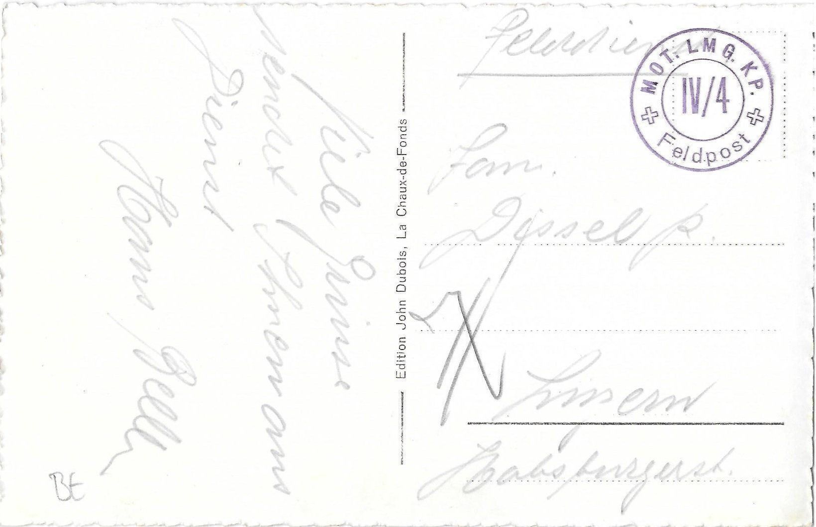 Cartoline postali: Tramelan vue générale Feldpoststempel – Usato da Olten venduto da clotaldi 1