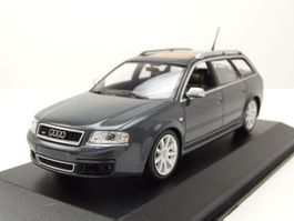 Audi RS6 Avant C5 2002-2004 grau met.  1:43 von MaXichamps /