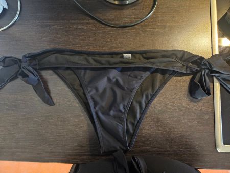 Bikini Hose schwarz XL