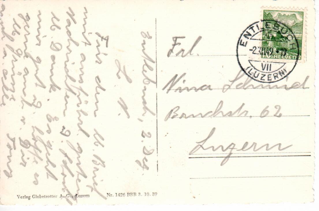 Cartes postales: Entlebuch  1949 – D'occasion à Wolhusen par Curver9 1