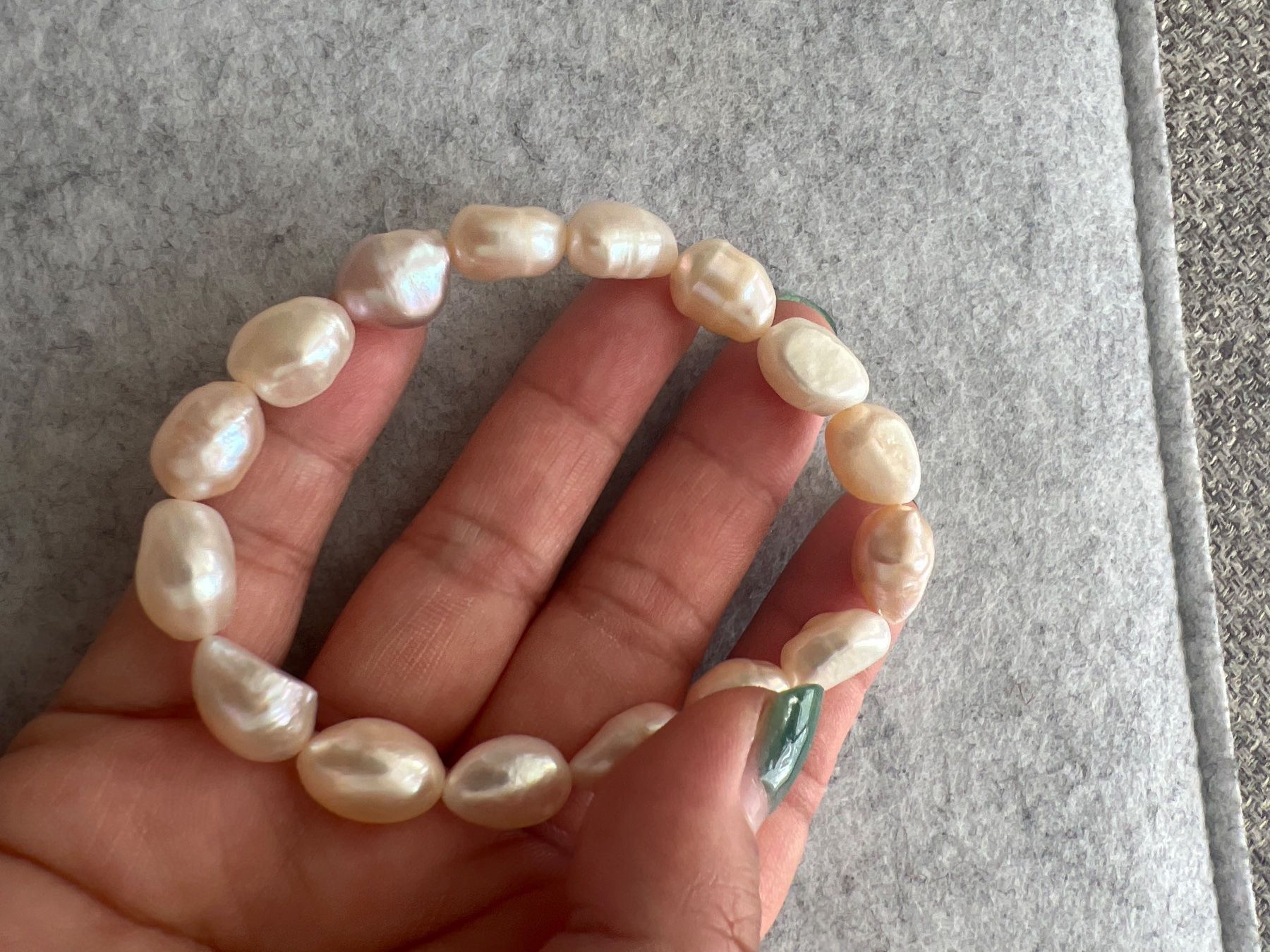 Bracciali & Braccialetti: Perlenarmband, echt Perlen – Usato da Uznach venduto da Ya_x7x6 1