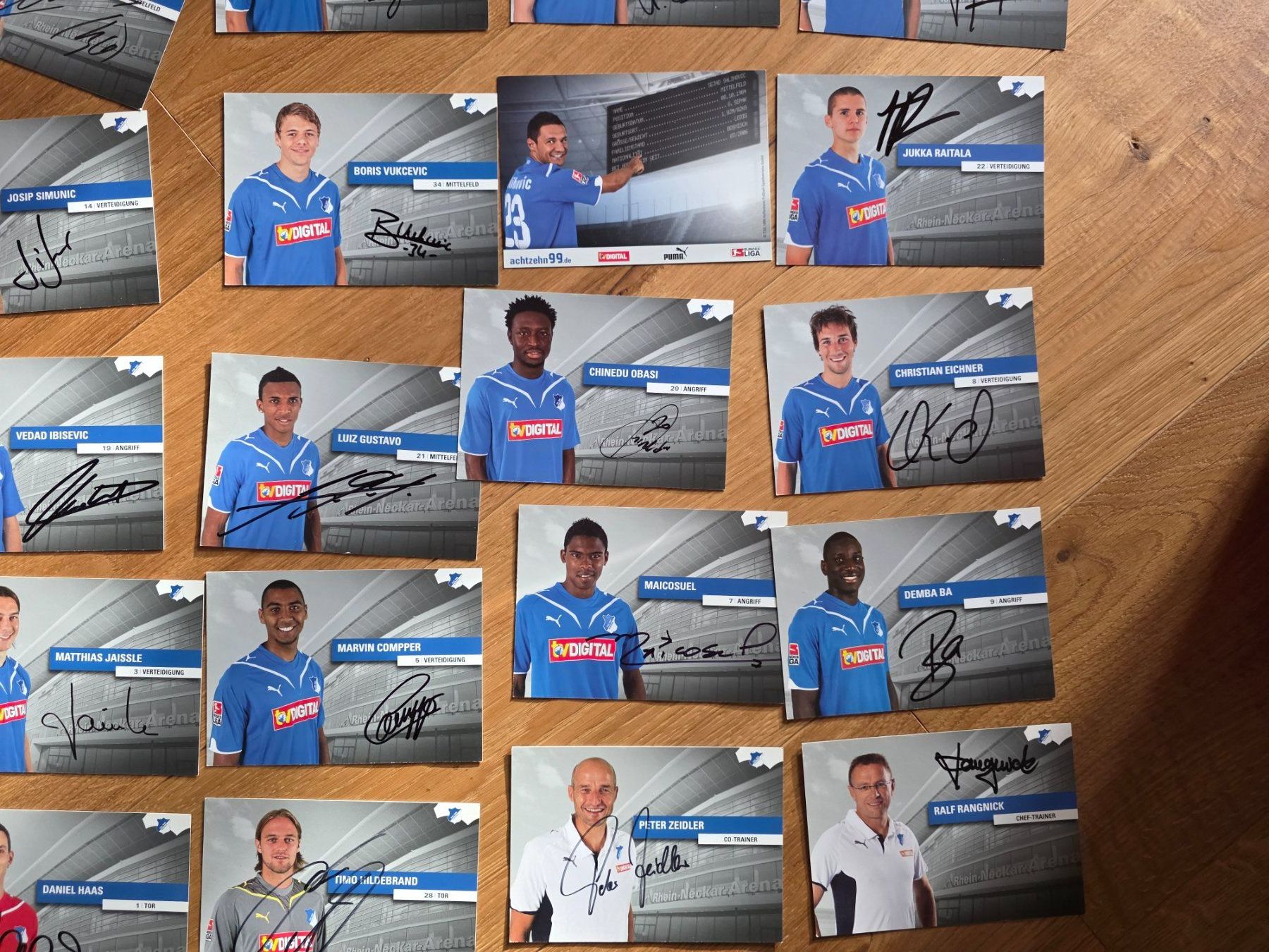 Autografi: Fussball Autogramm Karten Set TSG 1899 Hoffenheim – Nuovo (secondo la descrizione) da Walterswil BE venduto da Lonitti 5