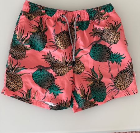Badehose lachsfarben mit Ananas Print von Jack&Jones