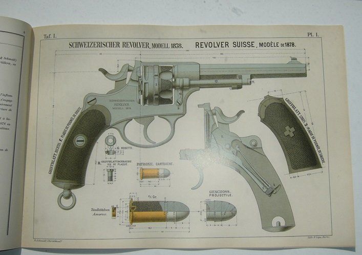 Libri: Schweizer Revolver Modell 1878 – Usato da Wittenbach venduto da C960 1
