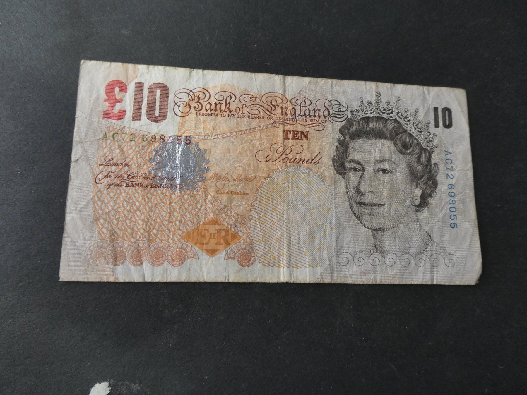 Banconote: Grossbritannien, 10 Pounds – Usato da Hinterforst venduto da Rohusri