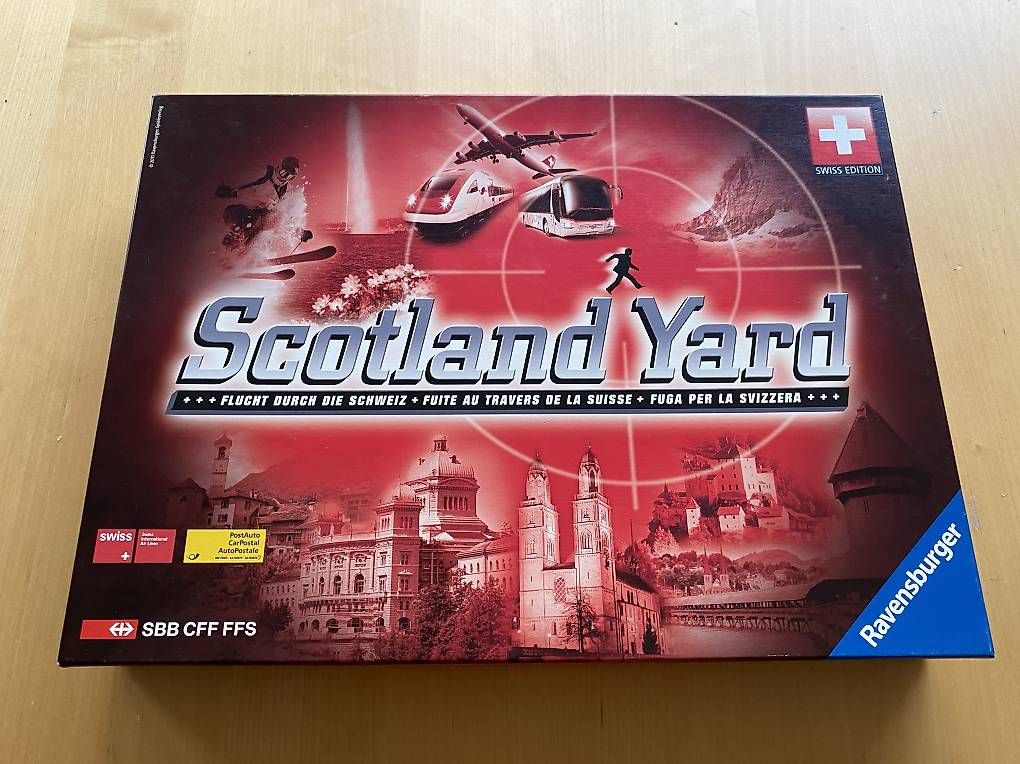 Giochi: Scotland Yard Swiss Edition  – Usato da Genève venduto da Olivi660 1