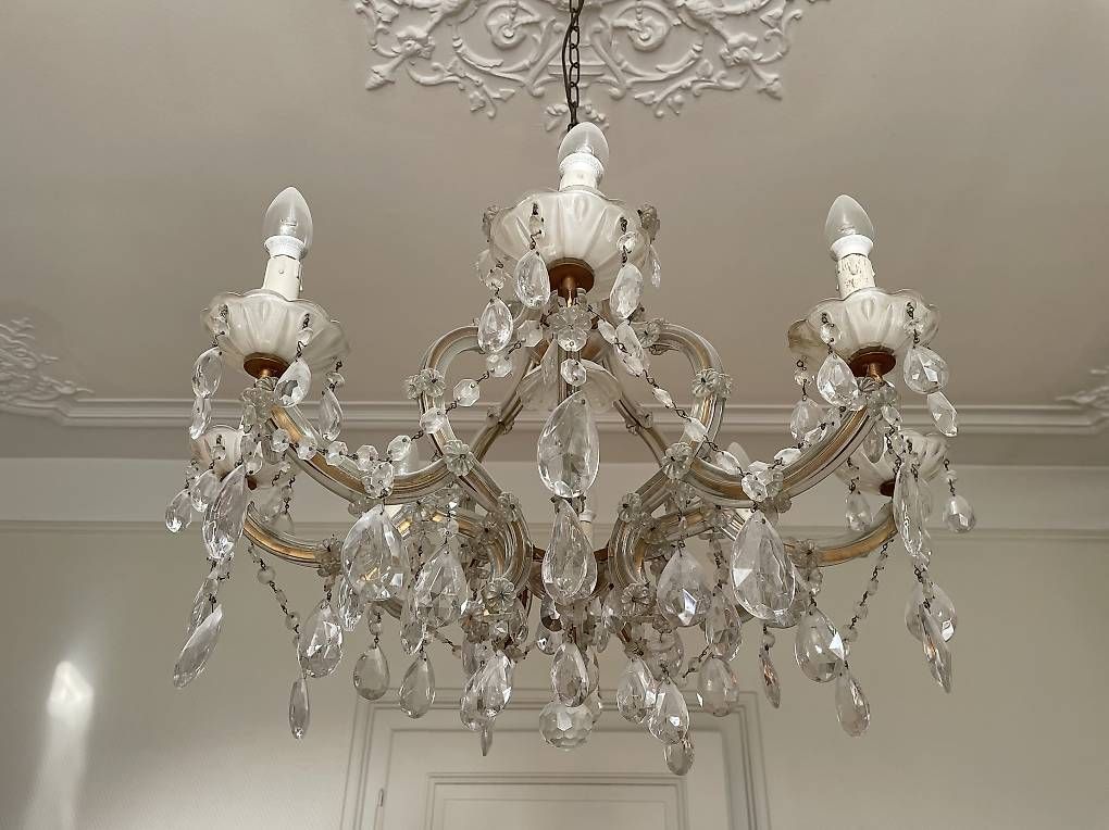 Lampadari & plafoniere: Antiker Kristall Kronleuchter  – Usato da St. Gallen venduto da sal_5xkr