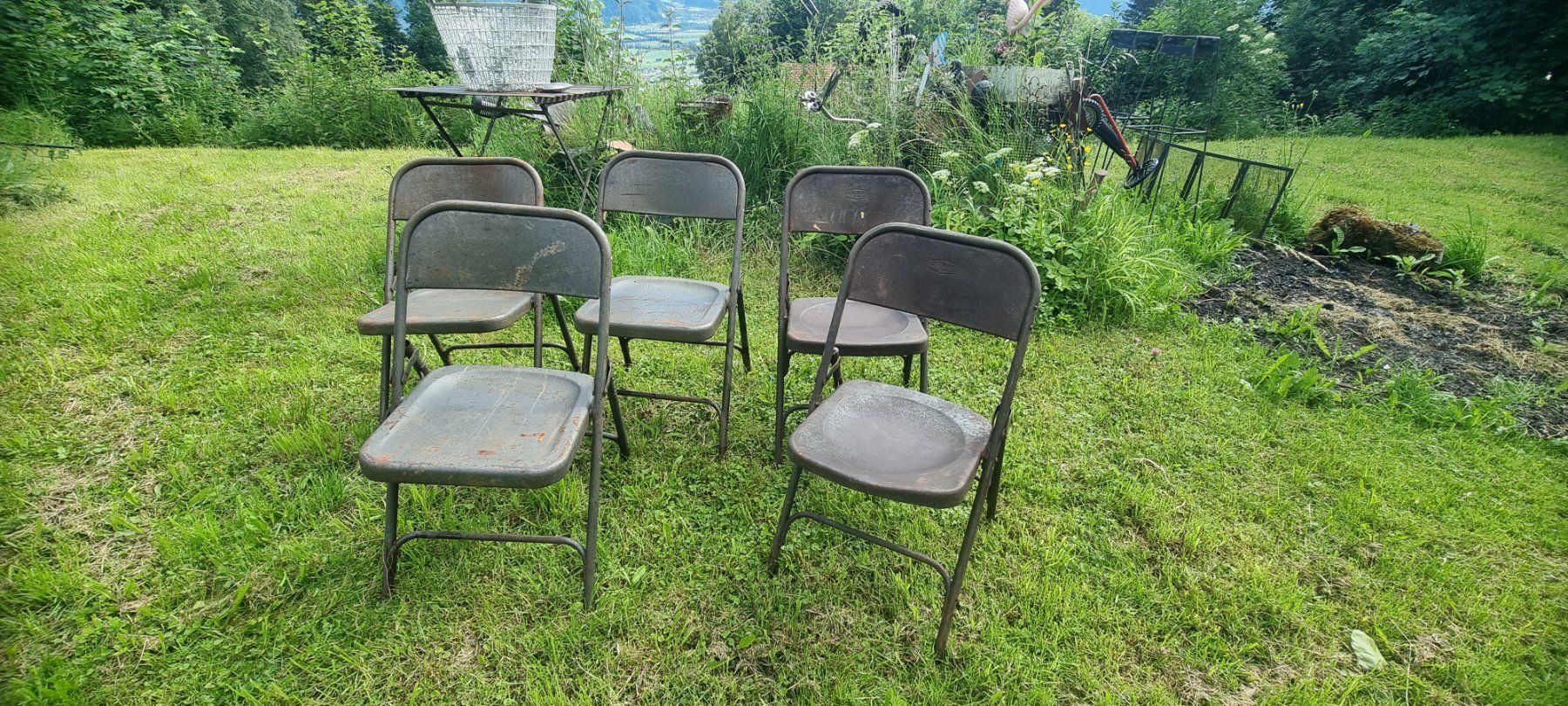 Stühle: Alte Eisengarten Stühle – Gebraucht aus Berschis von treedosha01 3