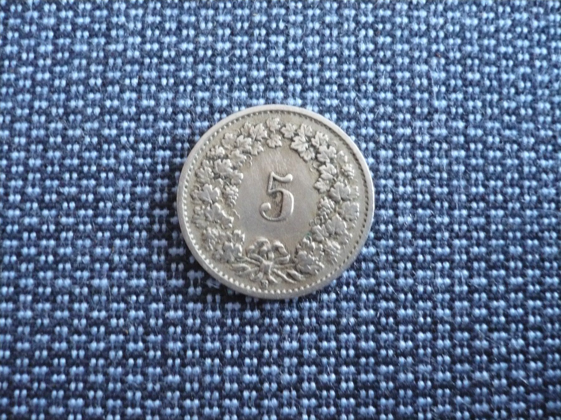 Toutes les monnaies: 5 Rappen 1919 – D'occasion à Winterthur par kormorans 1
