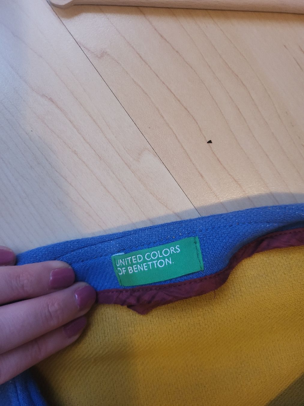 Benetton Jacken: Benetton Damen Übergangsjacke Blau einzigartig, ca. Grösse S – Gebraucht aus Malans GR von caroline_F.85 2