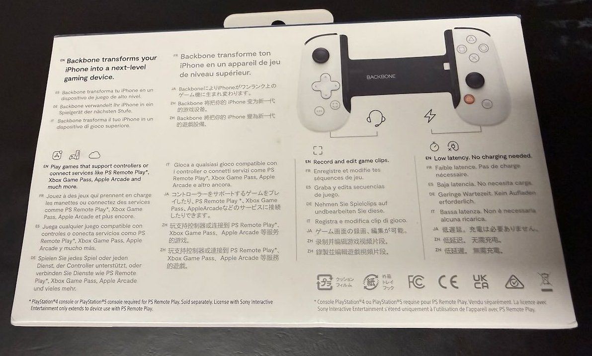 Controller: PlayStation BACKBONE Made for iPhone (Lightning) – Neu und originalverpackt aus Boniswil von Mefios 1
