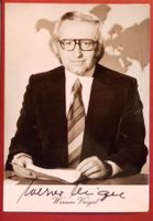 Werner Veigel 1928-1995 ARD Autogramm signiert Foto 10x15cm