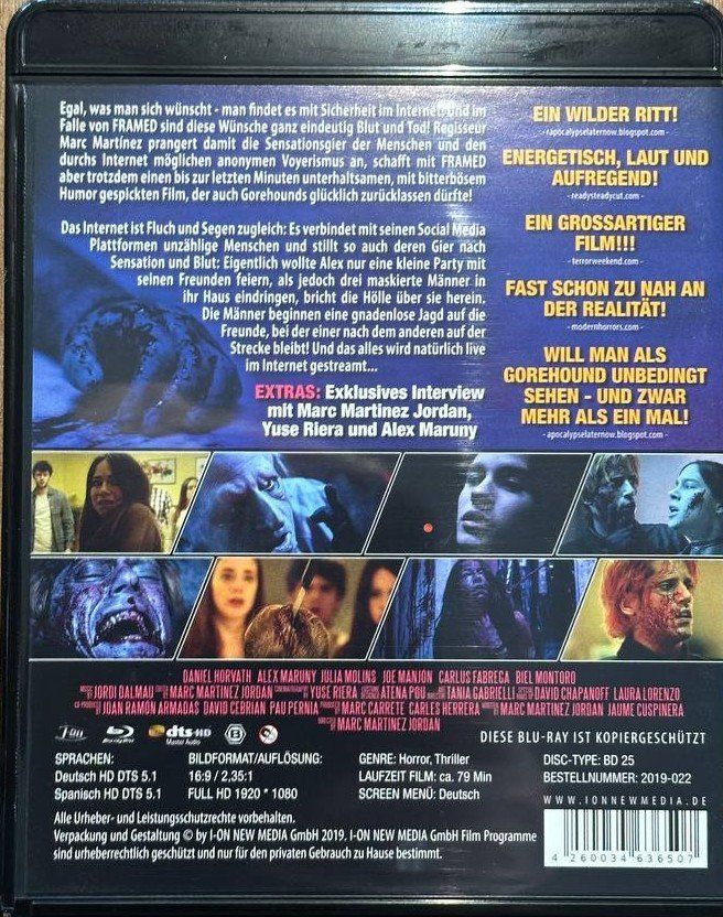 Tutti i DVDs: Framed - Madness goes live streaming - Blu-ray - Neu – Usato da Beringen venduto da Mantafisch1 1