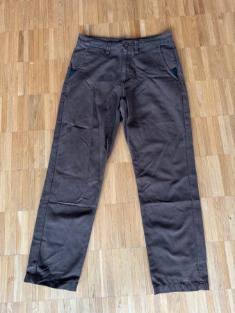 Braune Loose Fit Vans Hose Size: 31
