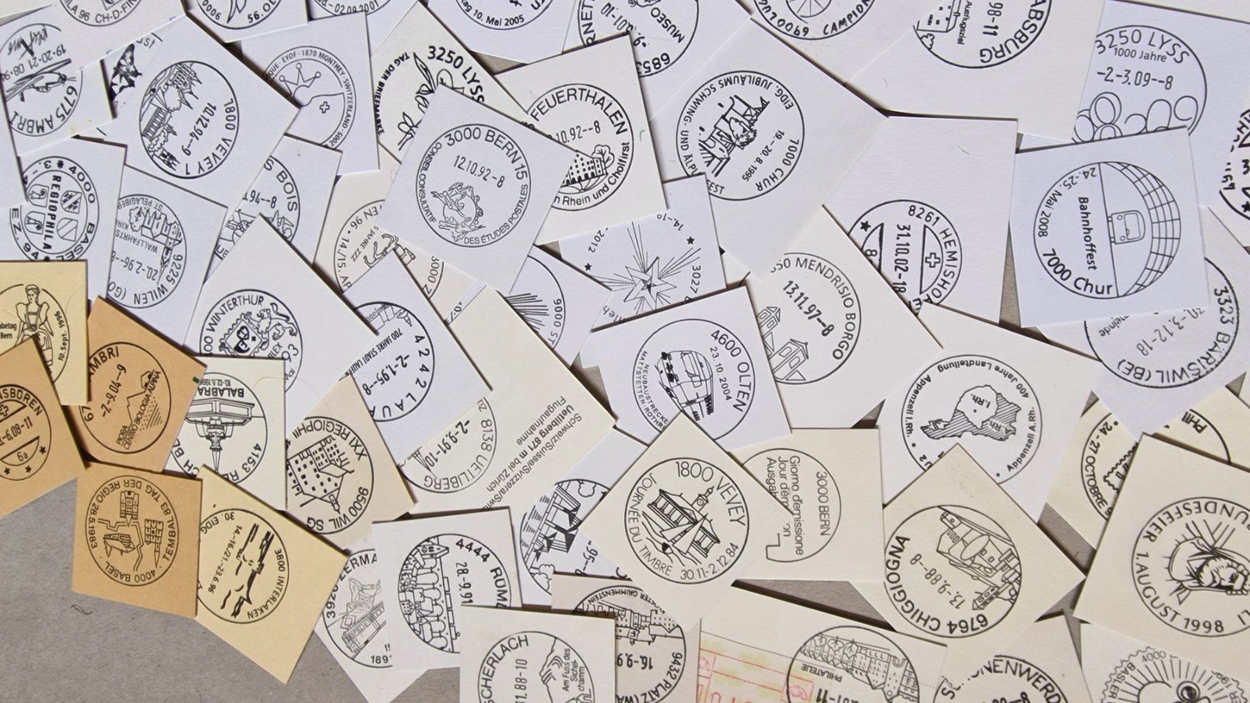 Timbri: fantastische Stempelsammlung – Usato da Winterthur venduto da labi012 3