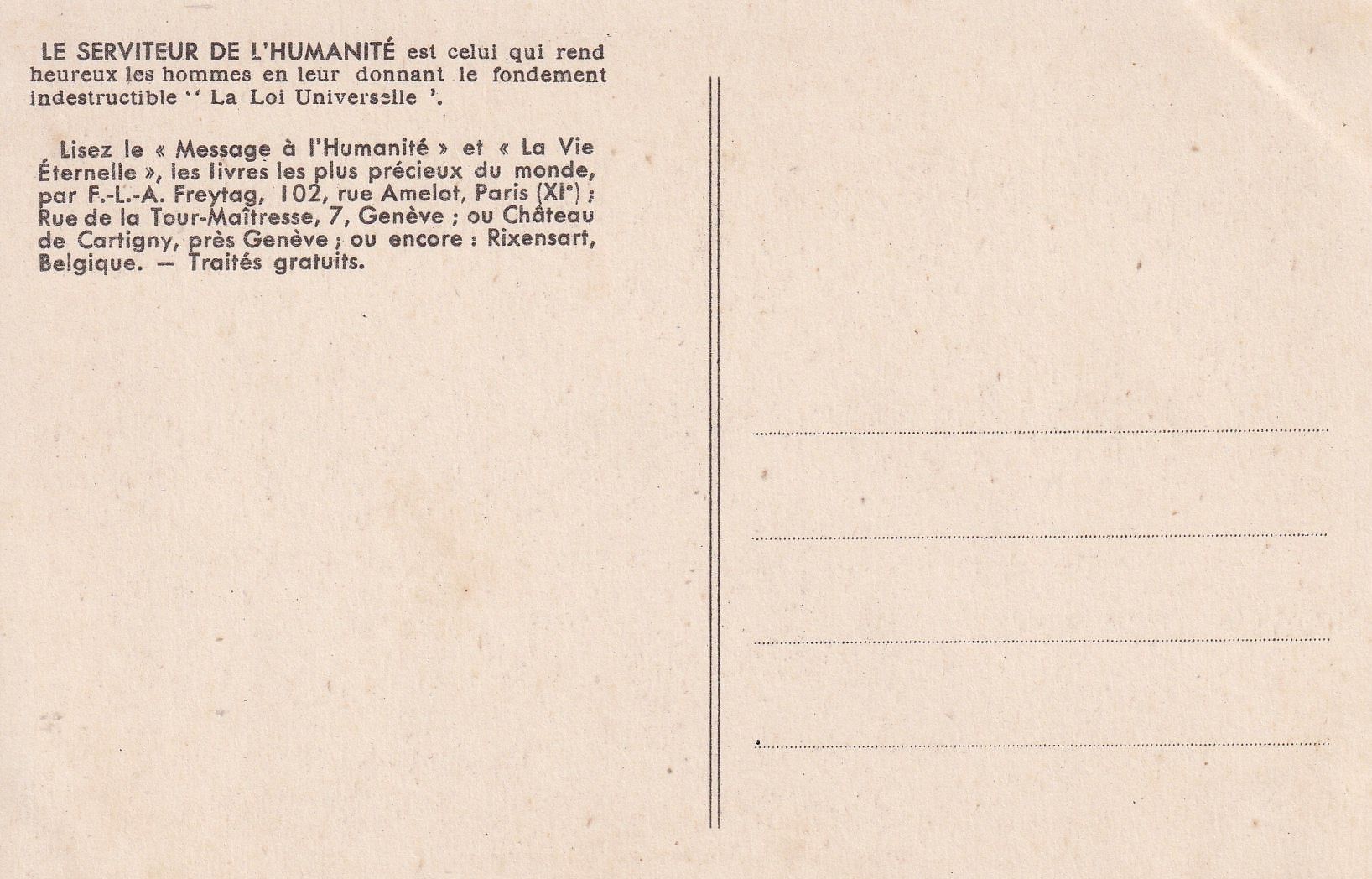 Ansichtskarten: chateau de Cartigny – Gebraucht aus Ste-Croix von Atir44 1