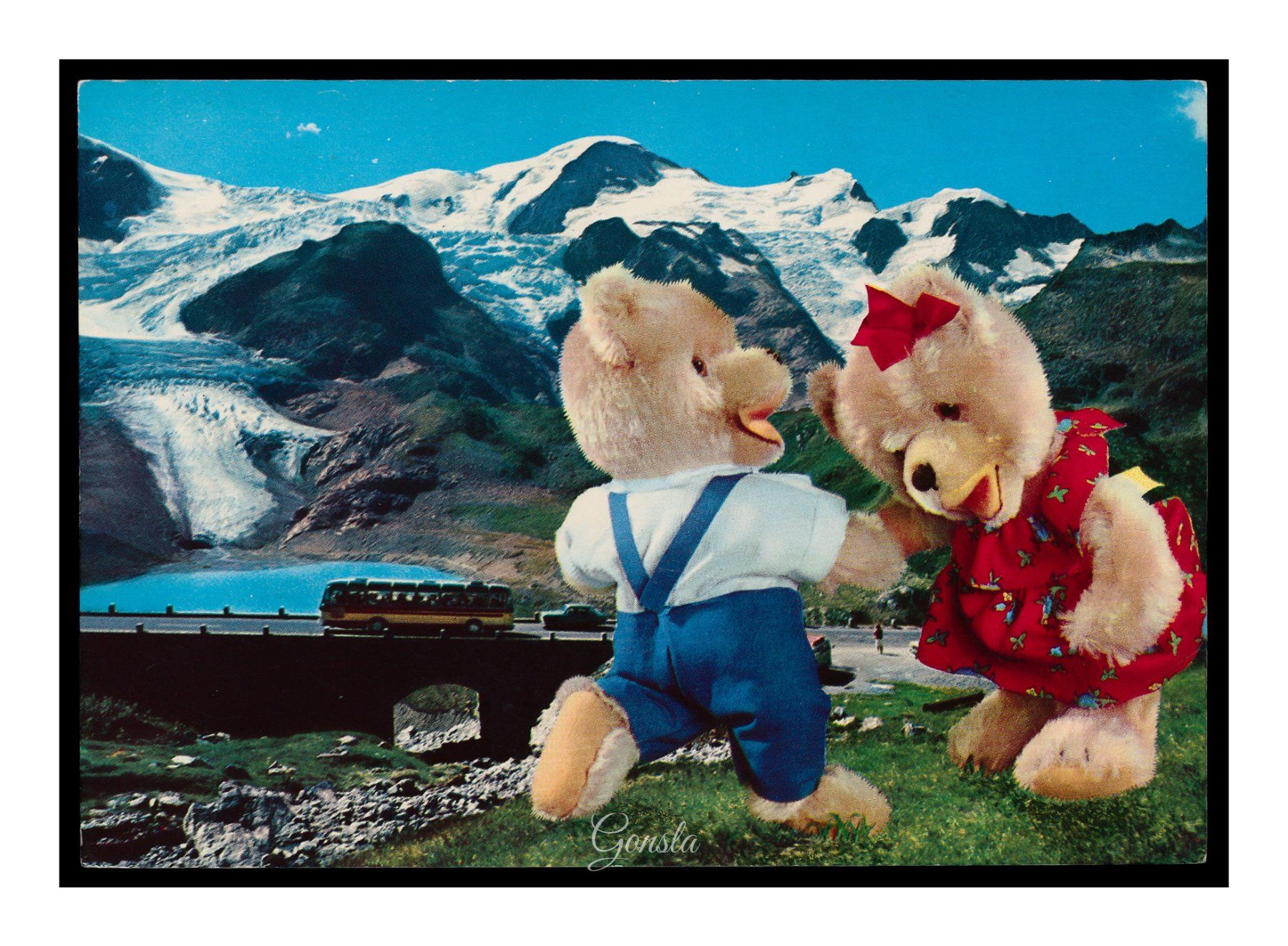 Ansichtskarten: TEDDY - 1960 "Sustenpass" – Gebraucht aus Onex von Lagorel01