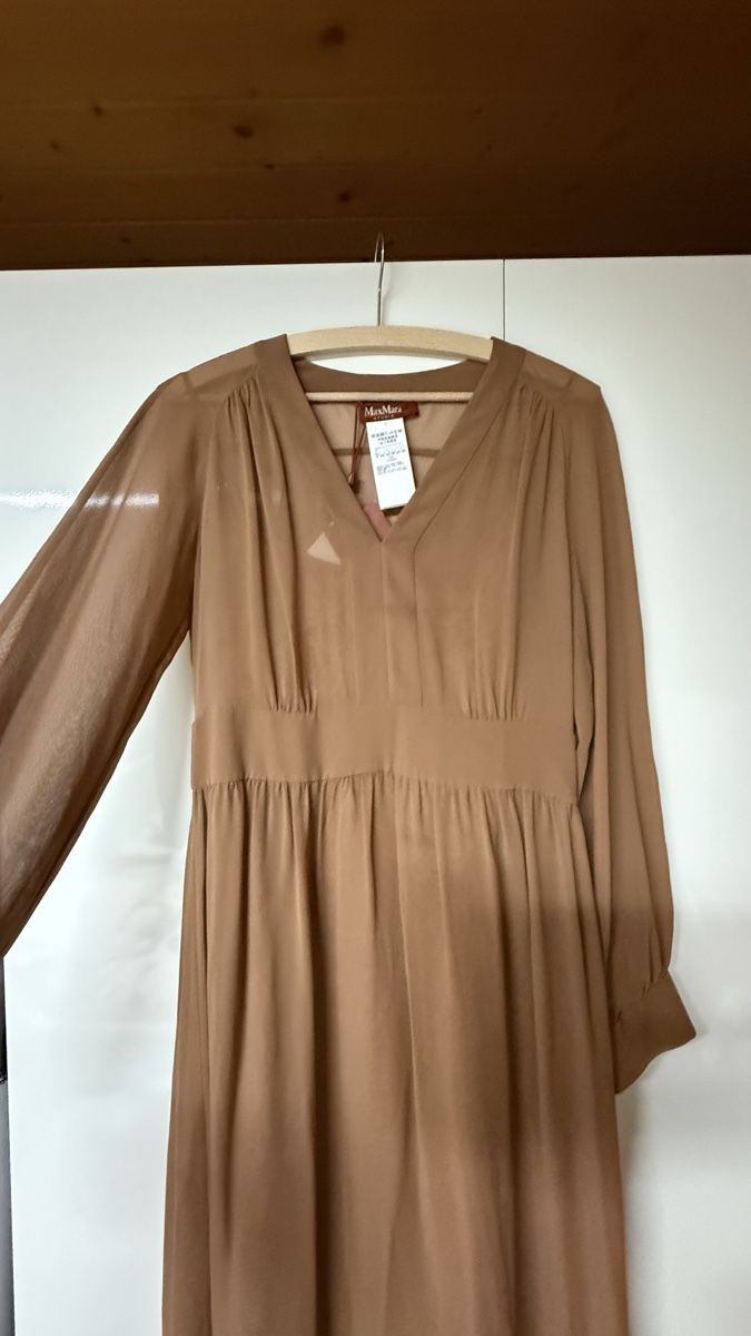 Max Mara Kleider: Max Mara Kleid braun Grösse 38 neu mit Etikett – Neu und originalverpackt aus Haslen GL von rana04 2