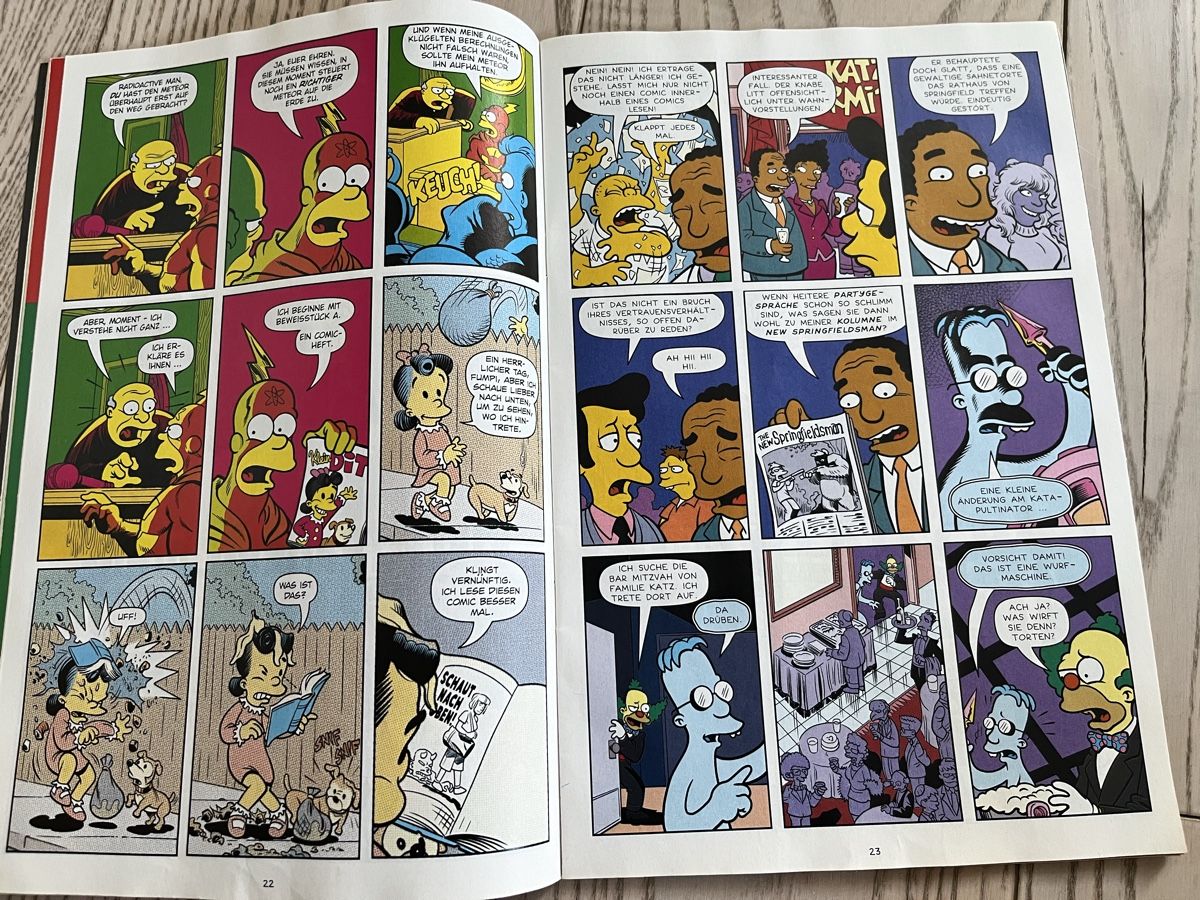 Comics: Simpsons Comic - Superspektakel – Gebraucht aus Romanshorn von Apfelschuss 2