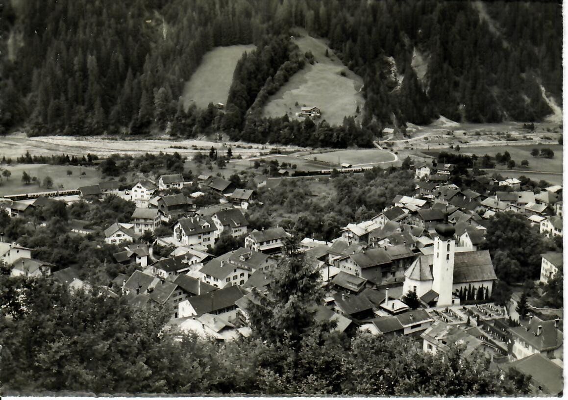Cartoline postali: Schiers Dorf – Usato da Hochdorf venduto da Ziegel-16