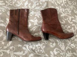 Hübsche Übergangsstiefeletten, braun, Grösse 40