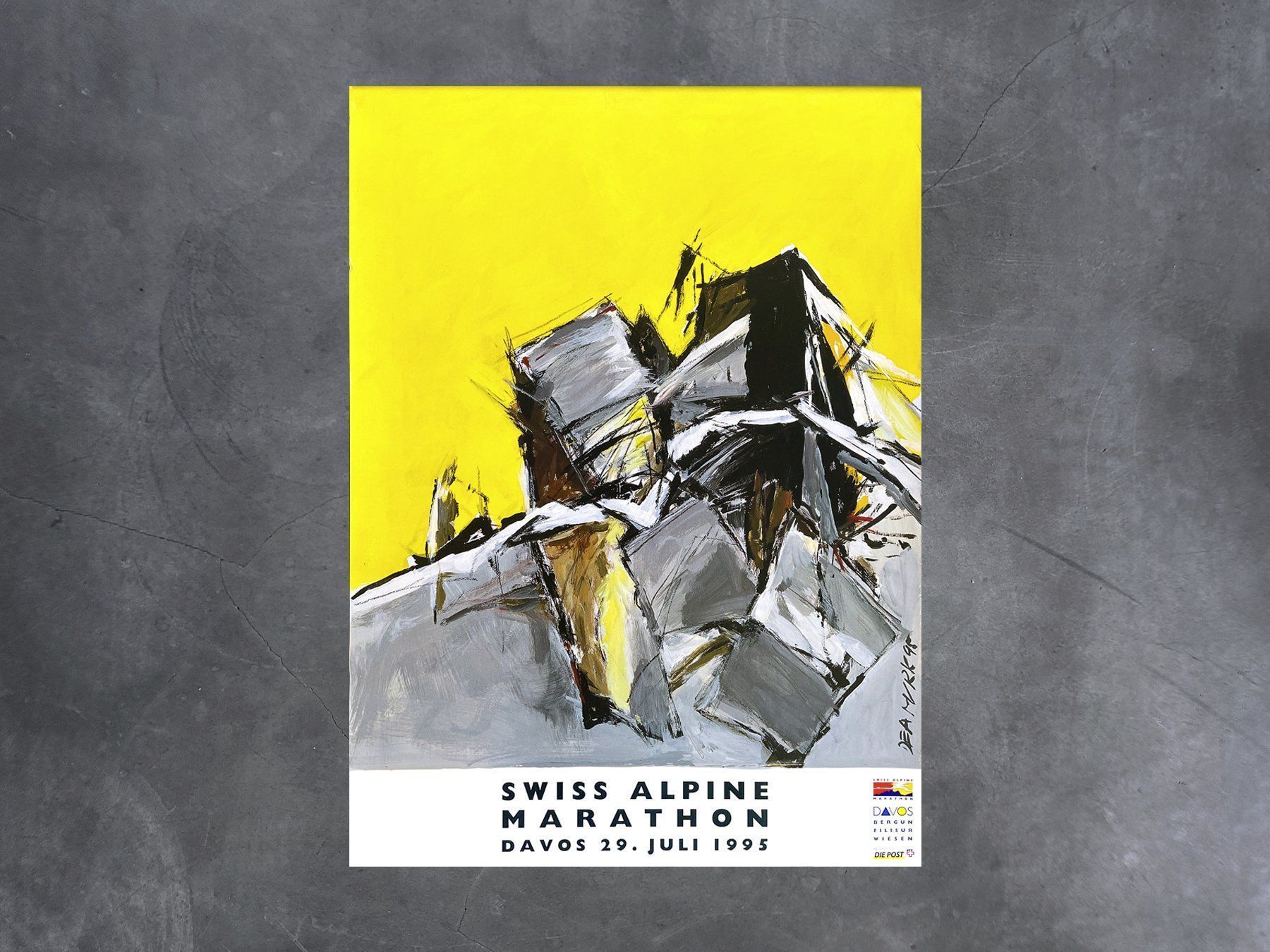 Poster & Bilder: Swiss Alpine Marathon Davos, Kunstplakat – Neu (gemäss Beschreibung) aus Chur von design-of-time