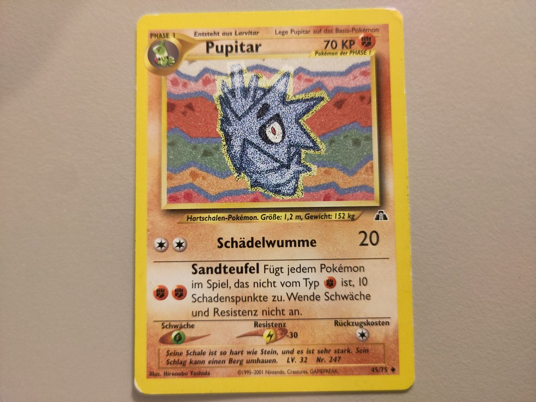 Pokémon Carte collezionabili: Neo Discovery Pupitar 45/75 - DE – Usato da Bern venduto da gil_rkx8