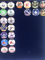 Pin NHL Jersey Set 21 pieces Edmonton/NY/Washington