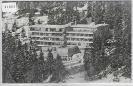Flugaufnahme Heilstätte "Bella Lui" Montana Vermala