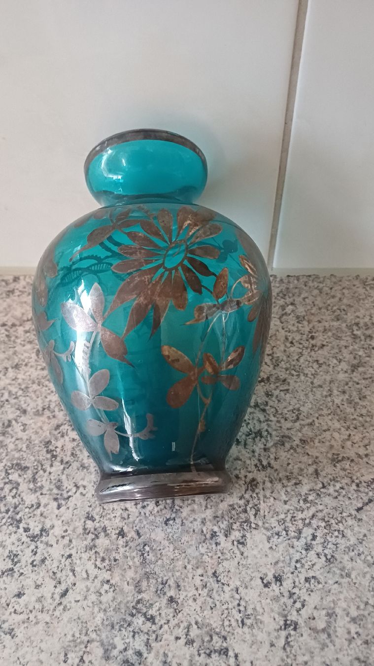 Vasi & Recipienti: Schöne Vase mit versiberung  – Usato da Flawil venduto da Naphtali 9