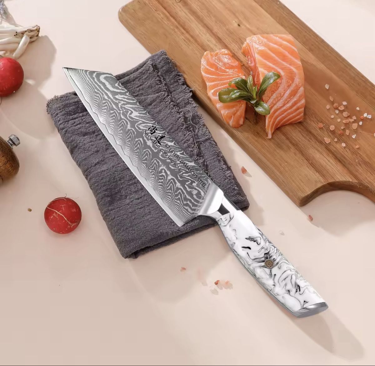 Coltelli da cucina: Japanisches Küchenmesser – Nuovo (secondo la descrizione) da Arbon venduto da clothes187