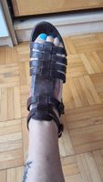 sandales en cuire Balenciaga