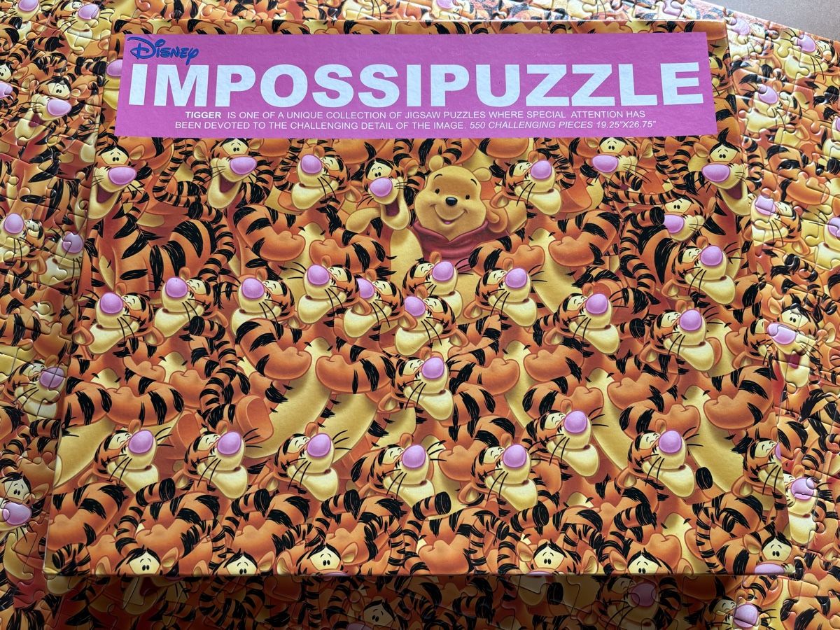 Disney Puzzles: Impossipuzzle Disney Tiger 550 Teile komplett – Neu (gemäss Beschreibung) aus Zweisimmen von Domii